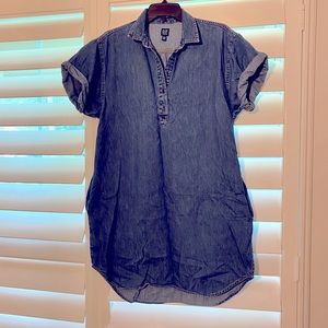 Gap Denim Shirt Dress M